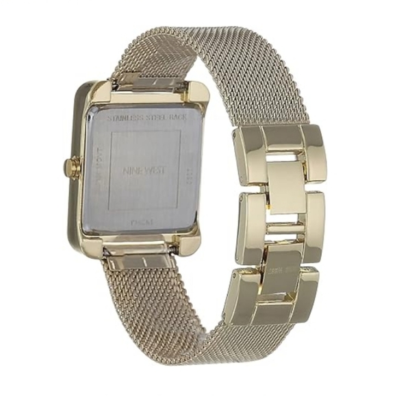 Women\'s Mesh Bracelet Watch Gold Color main image 5